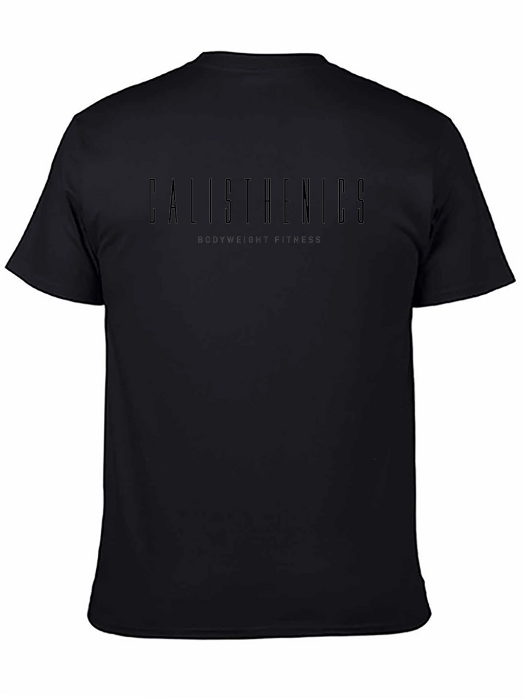 Calisthenics Black T-Shirt - Minimalist Design