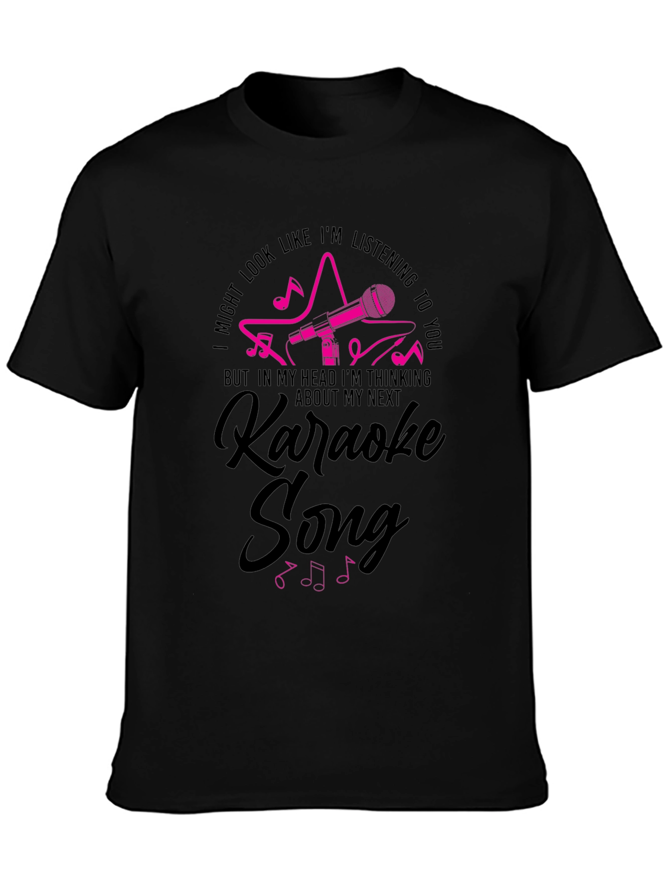 Karaoke Song T-Shirt - Music Lover Tee