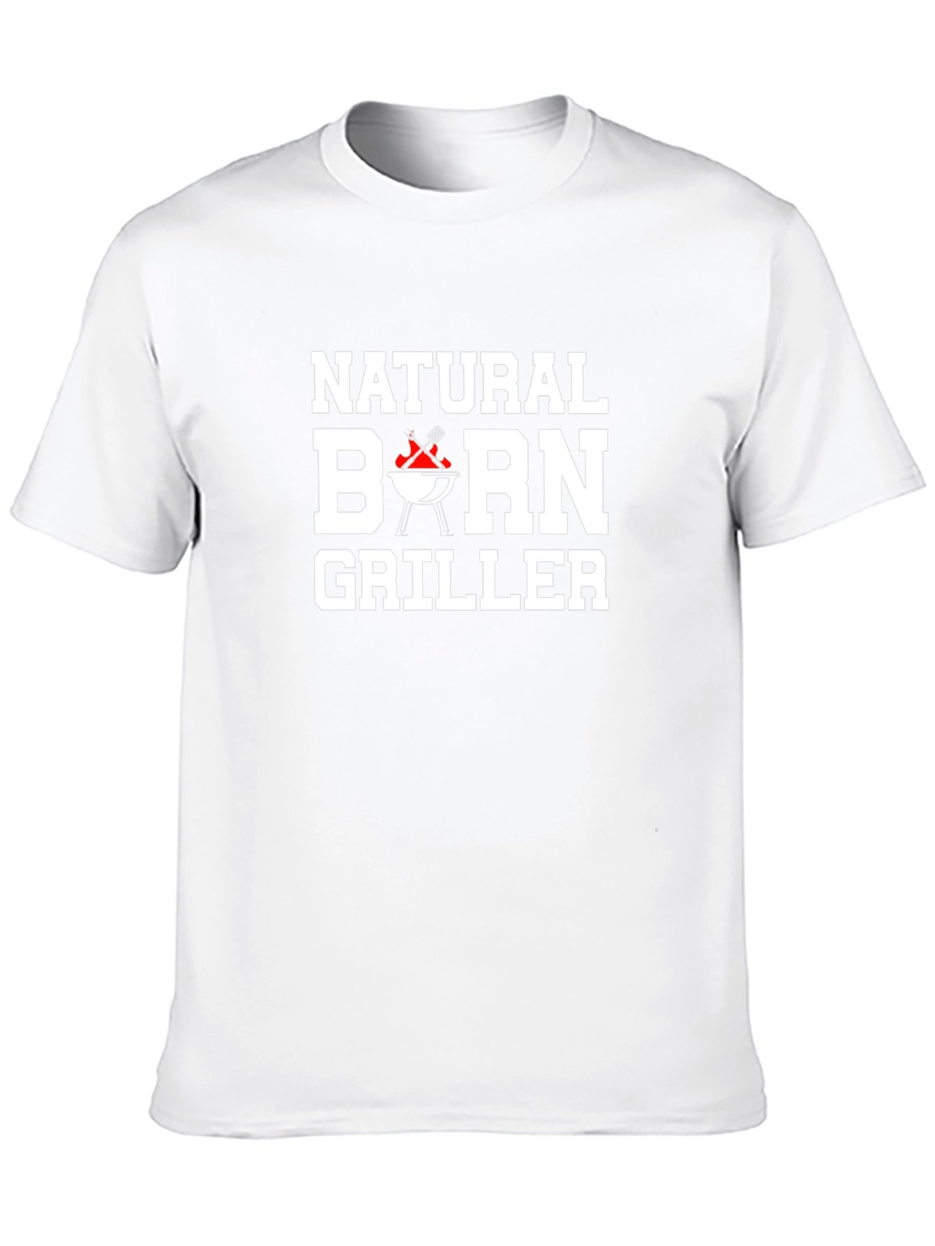 Natural Born Griller T-Shirt BBQ Gift