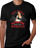 Real Women Ride Motorcycles Graphic Tee