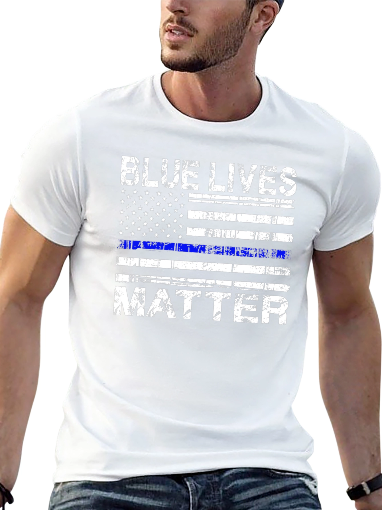 Blue Lives Matter Flag T-Shirt