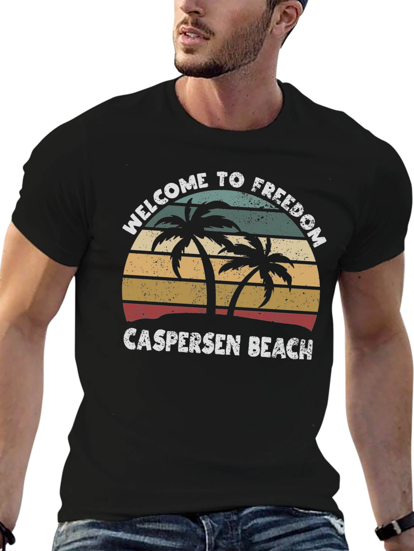 Welcome to Freedom Caspersen Beach T-Shirt