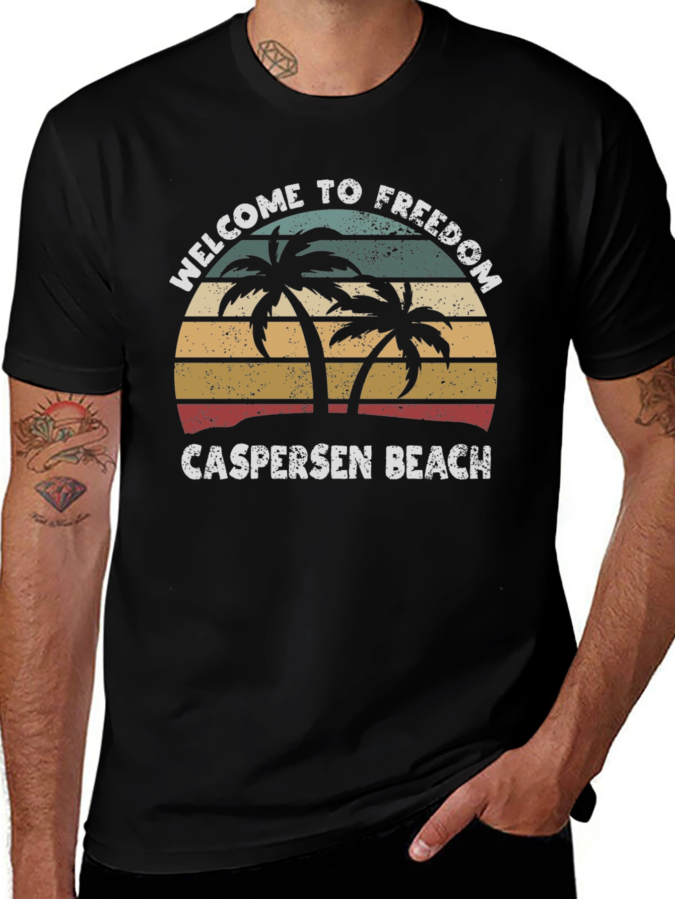 Welcome to Freedom Caspersen Beach T-Shirt