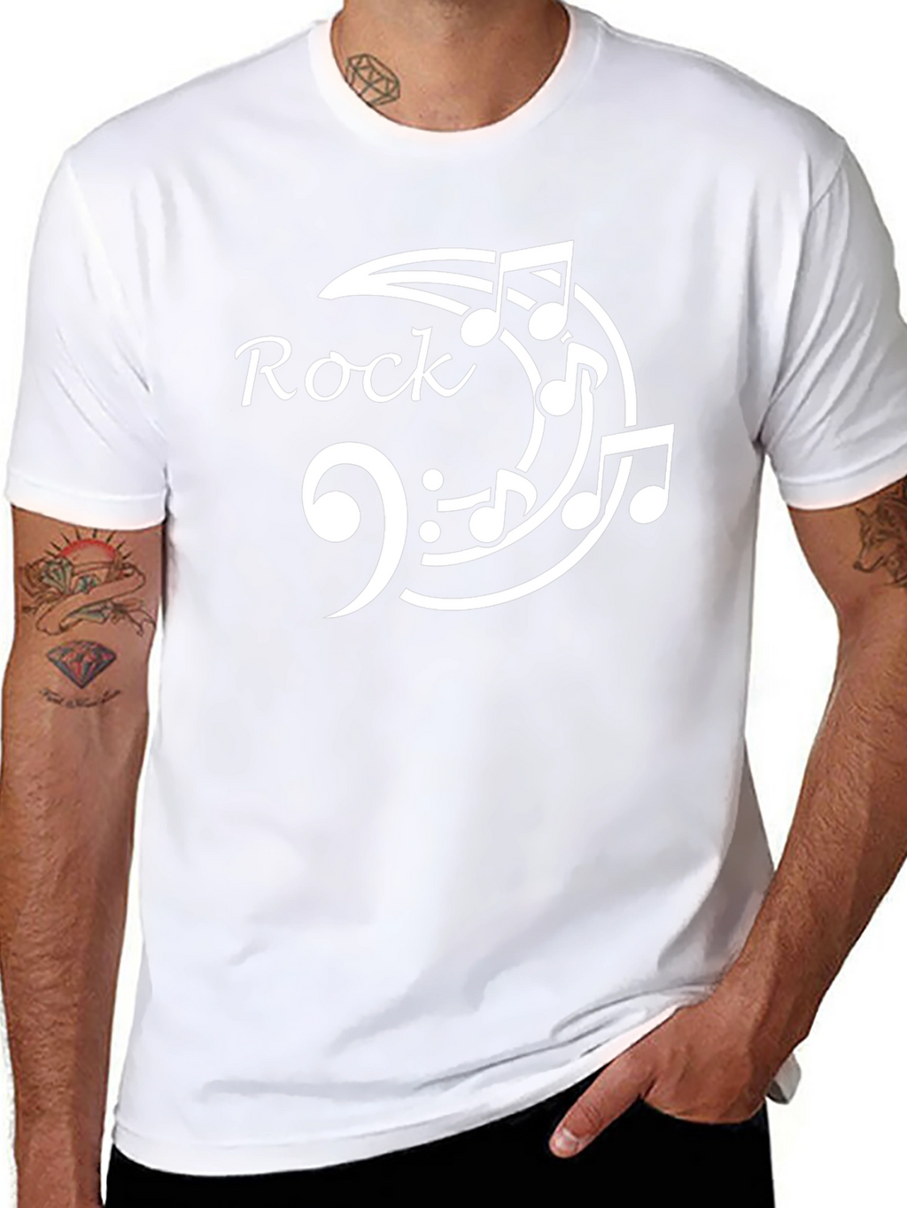 Rock Music Graphic Print Mens T-Shirt