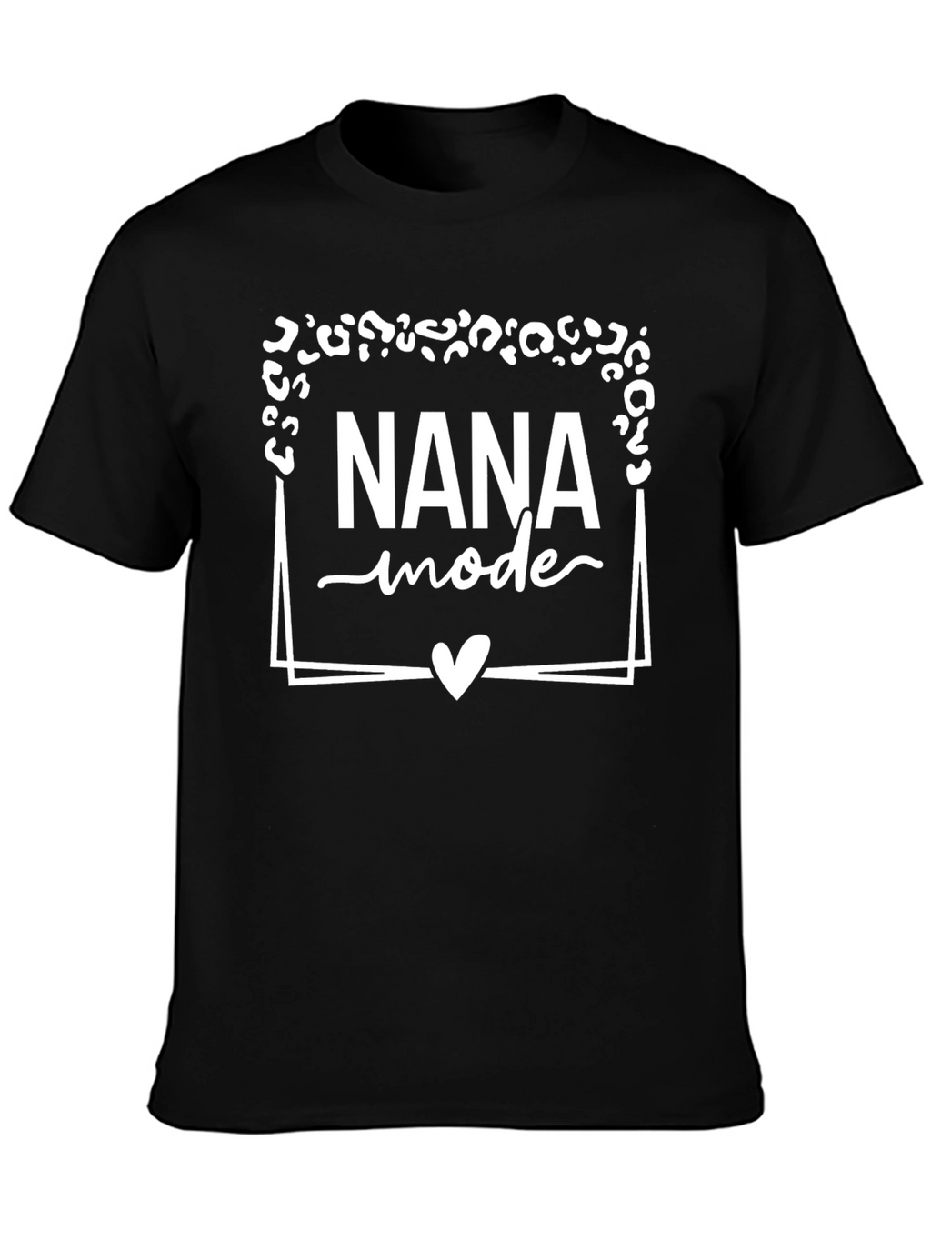 Nana Mode T-Shirt Leopard Print Accent
