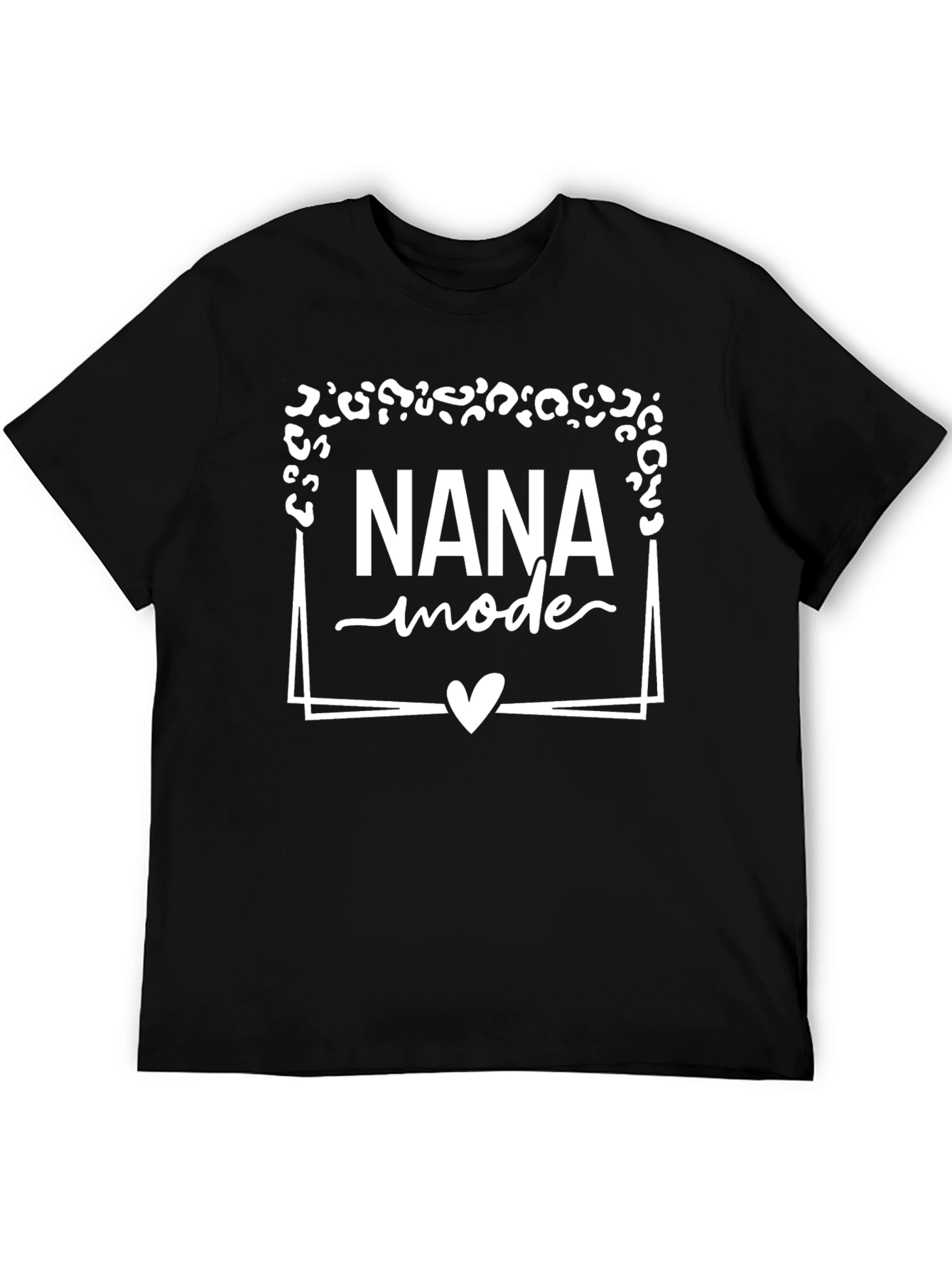 Nana Mode T-Shirt Leopard Print Accent