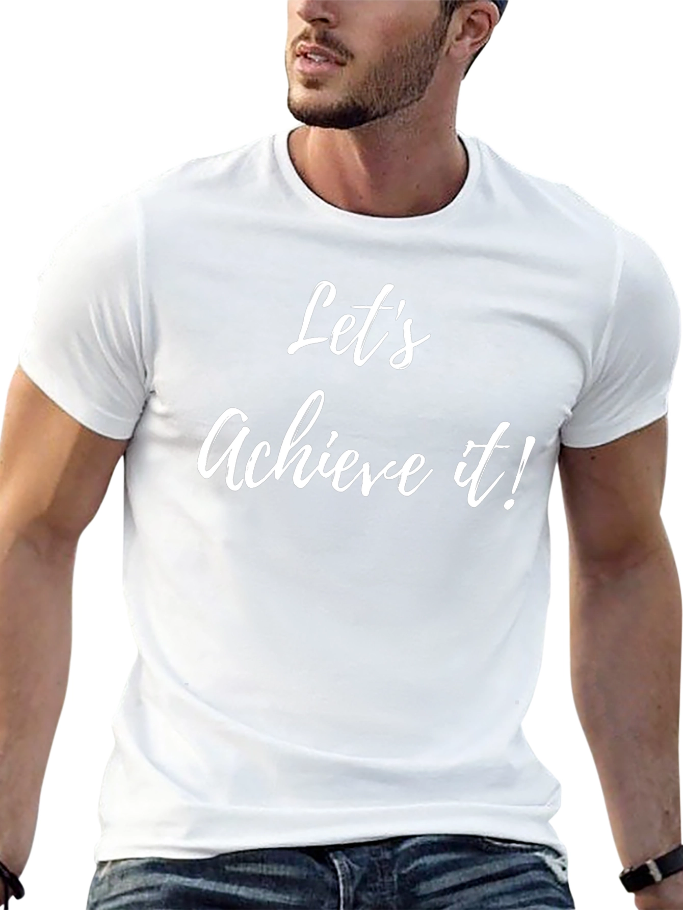 Lets Achieve It! Black T-Shirt