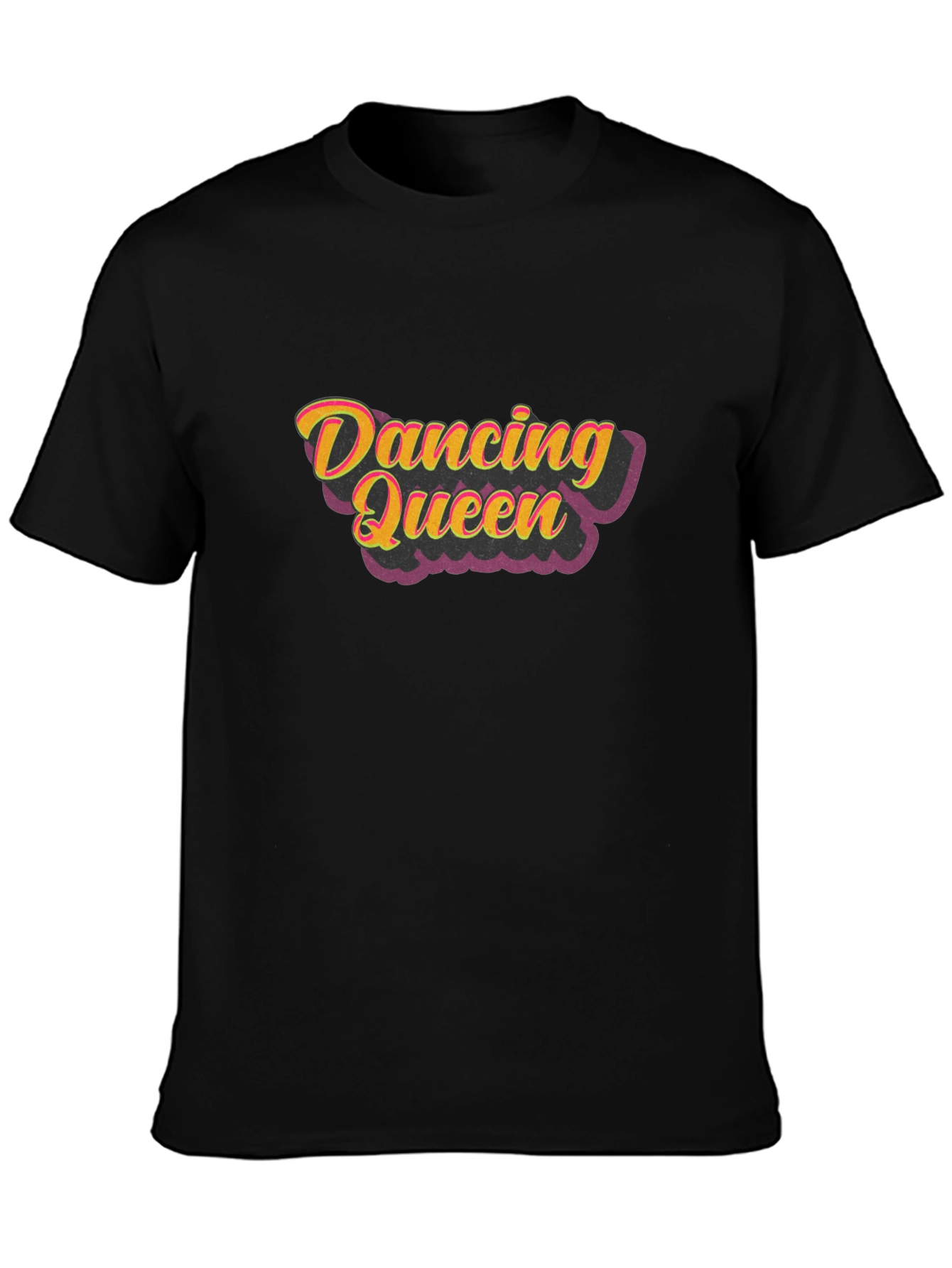 Dancing Queen Black Graphic T-Shirt