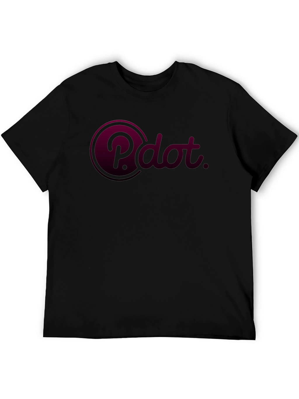 P.dot Black T-Shirt - Modern Design