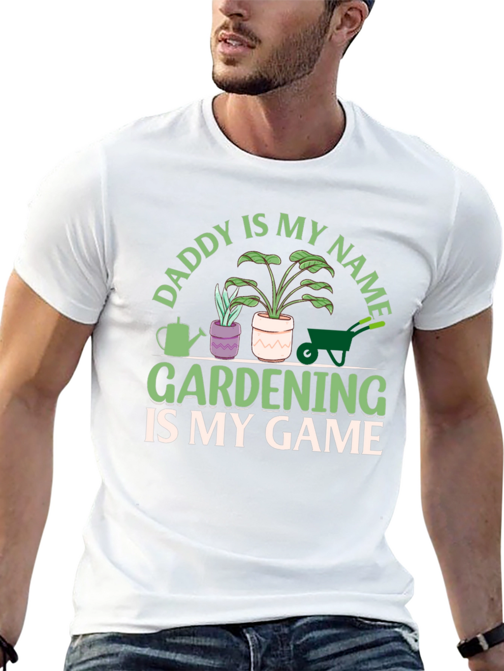 Daddy is My Name Gardening T-Shirt