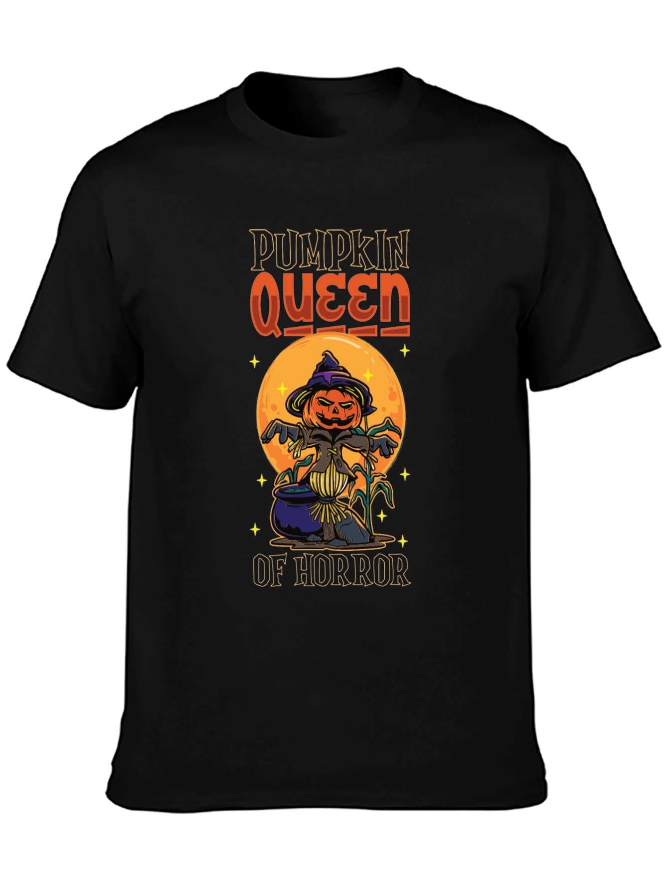 Pumpkin Queen of Horror T-Shirt Halloween