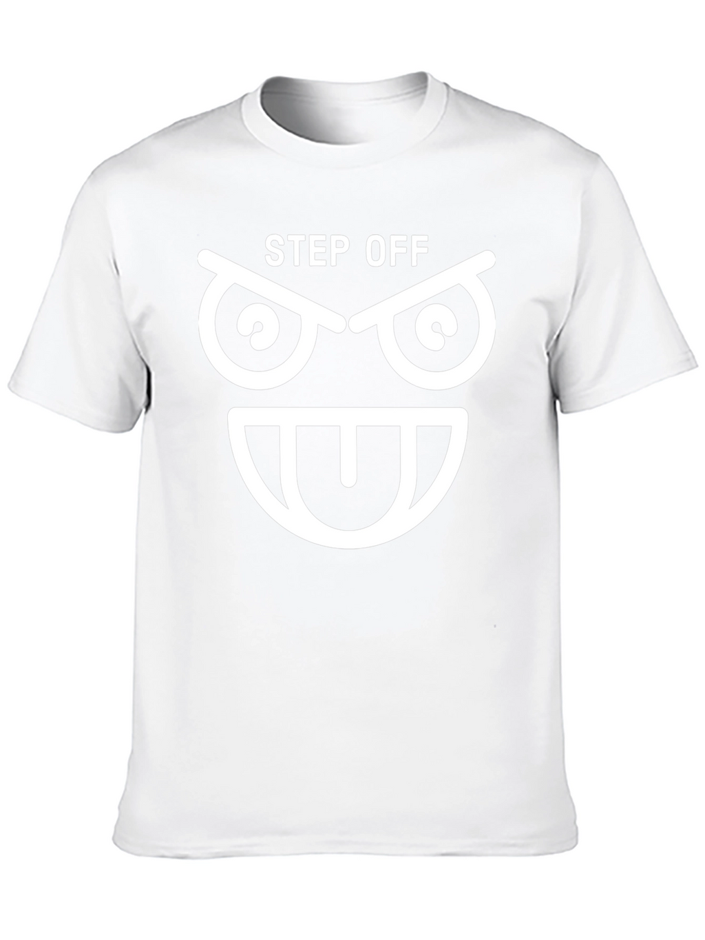 Step Off Graphic Tee - Funny Emoji Shirt