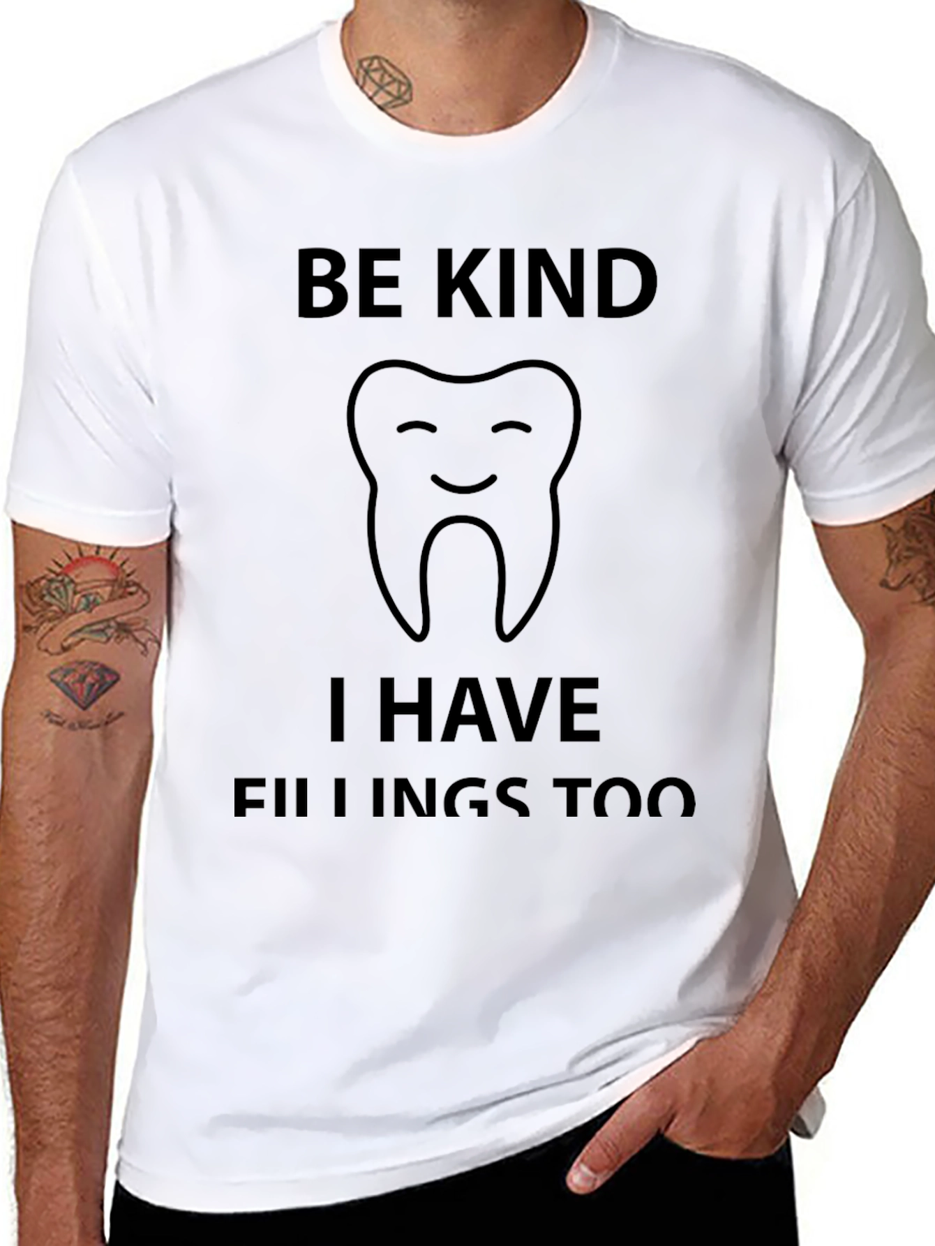 Be Kind I Have Fillings Too Graphic Tee