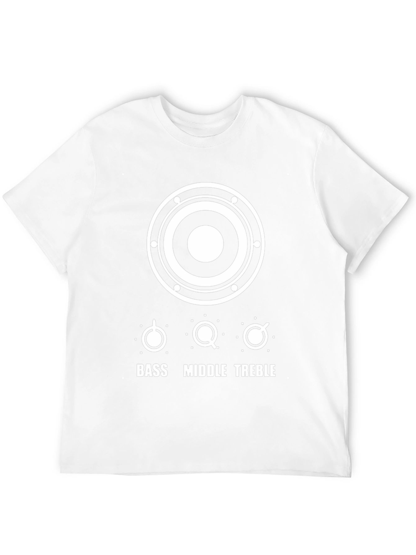 Bass Middle Treble Graphic Tee - Musicians T-Shirt