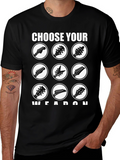 Choose Your Weapon Guitar Headstock T-Shirt