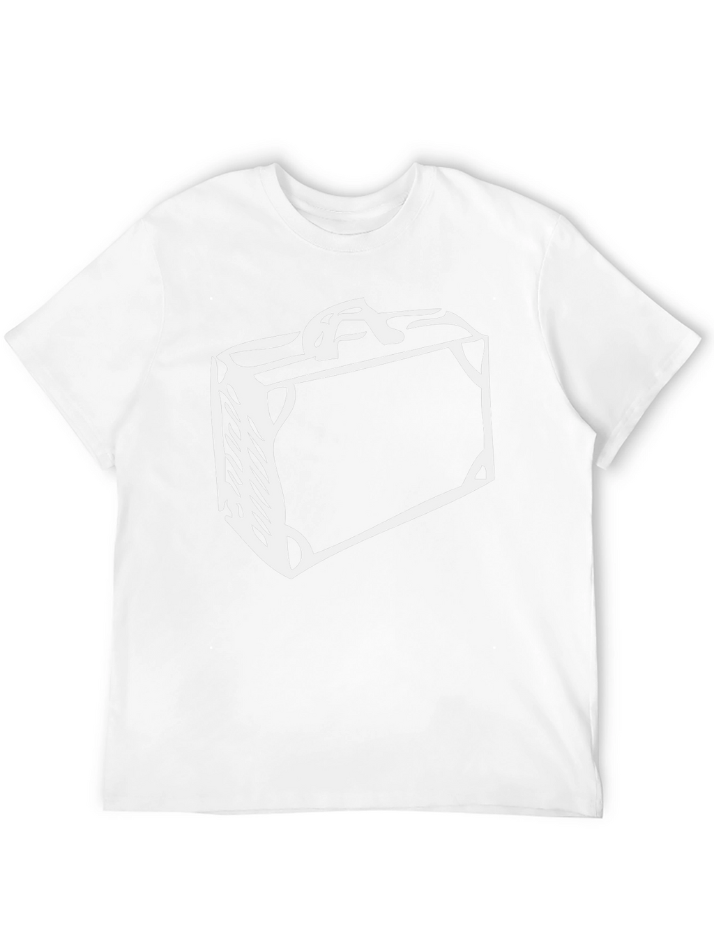 Suitcase Graphic Black Tee - Travel Ready Style