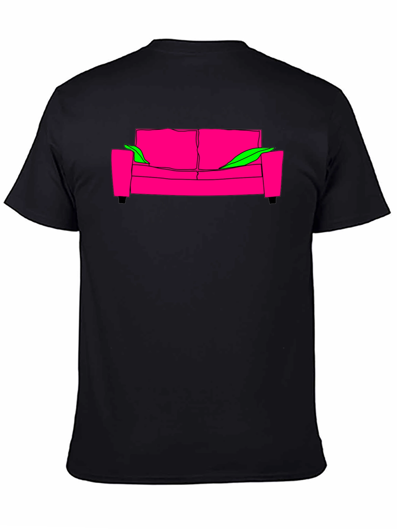 Cool Graphic Tee - Pink Couch