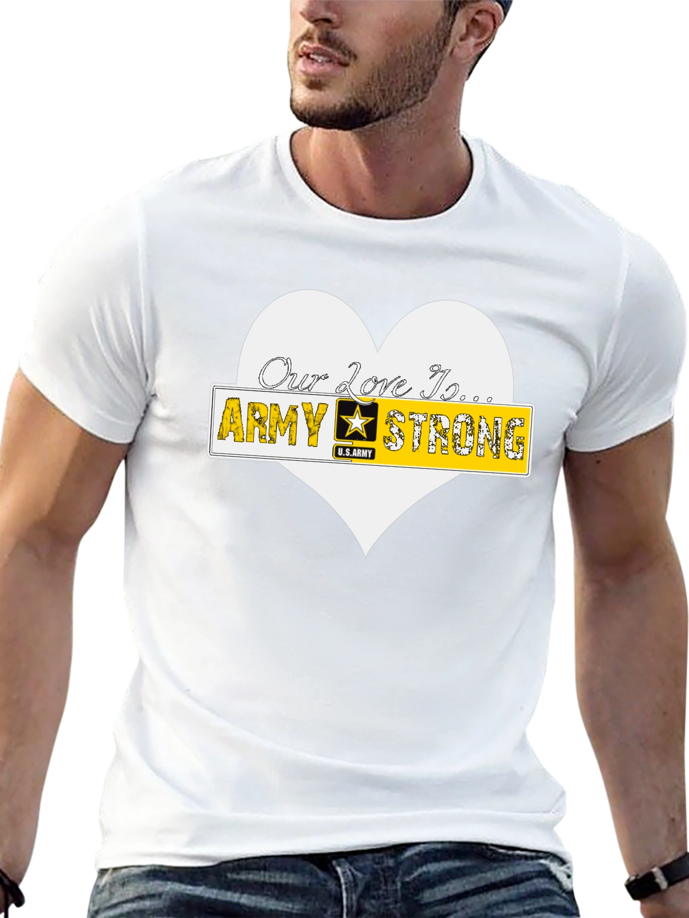 Army Strong Love T-Shirt