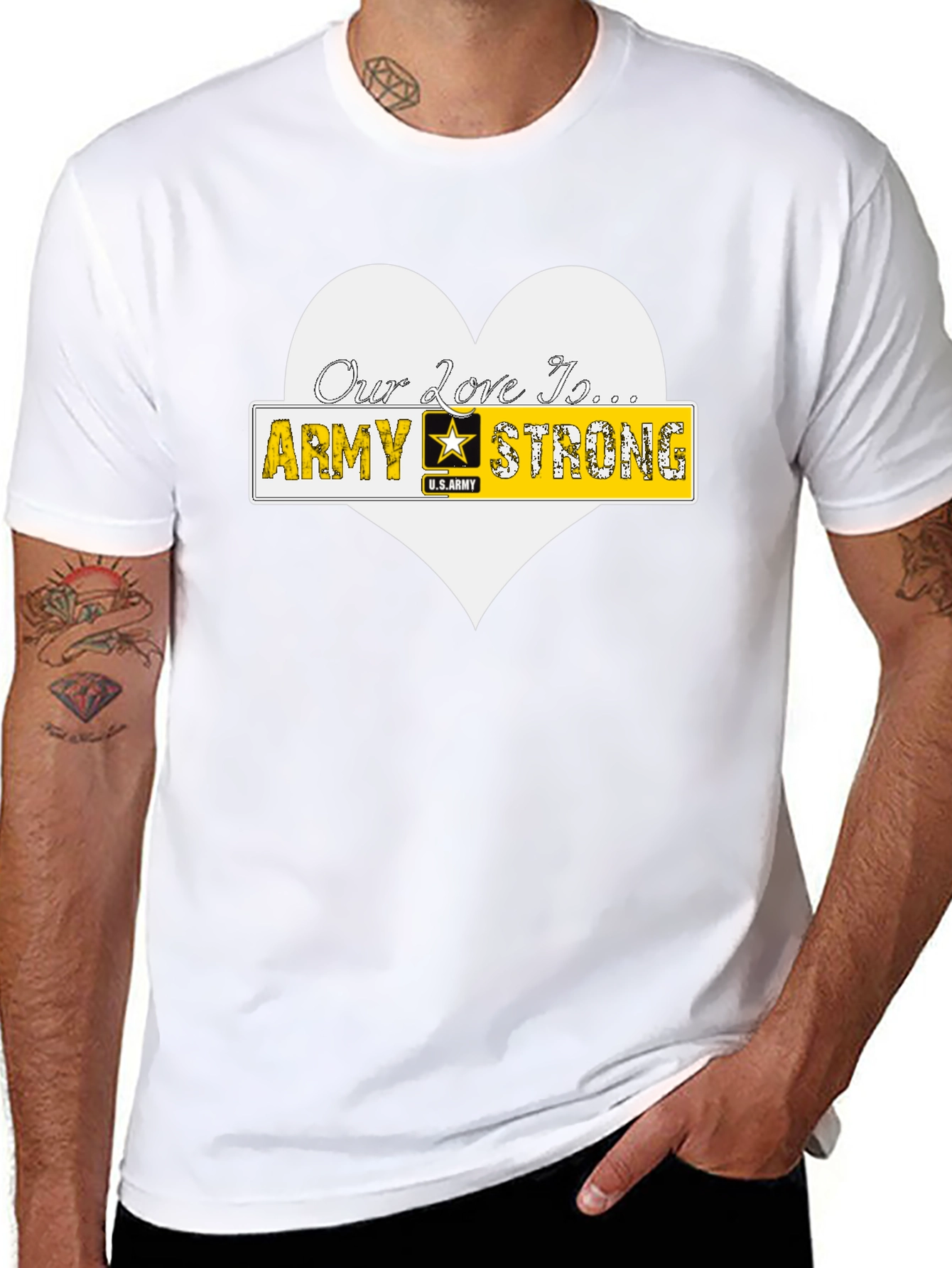 Army Strong Love T-Shirt