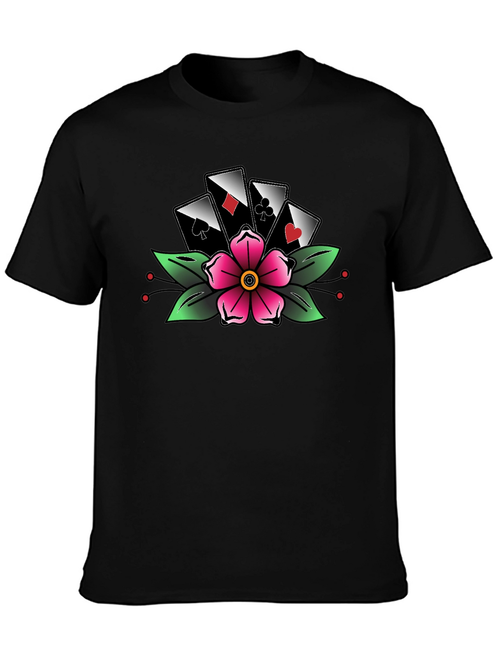 Gamblers Luck Flower Tee