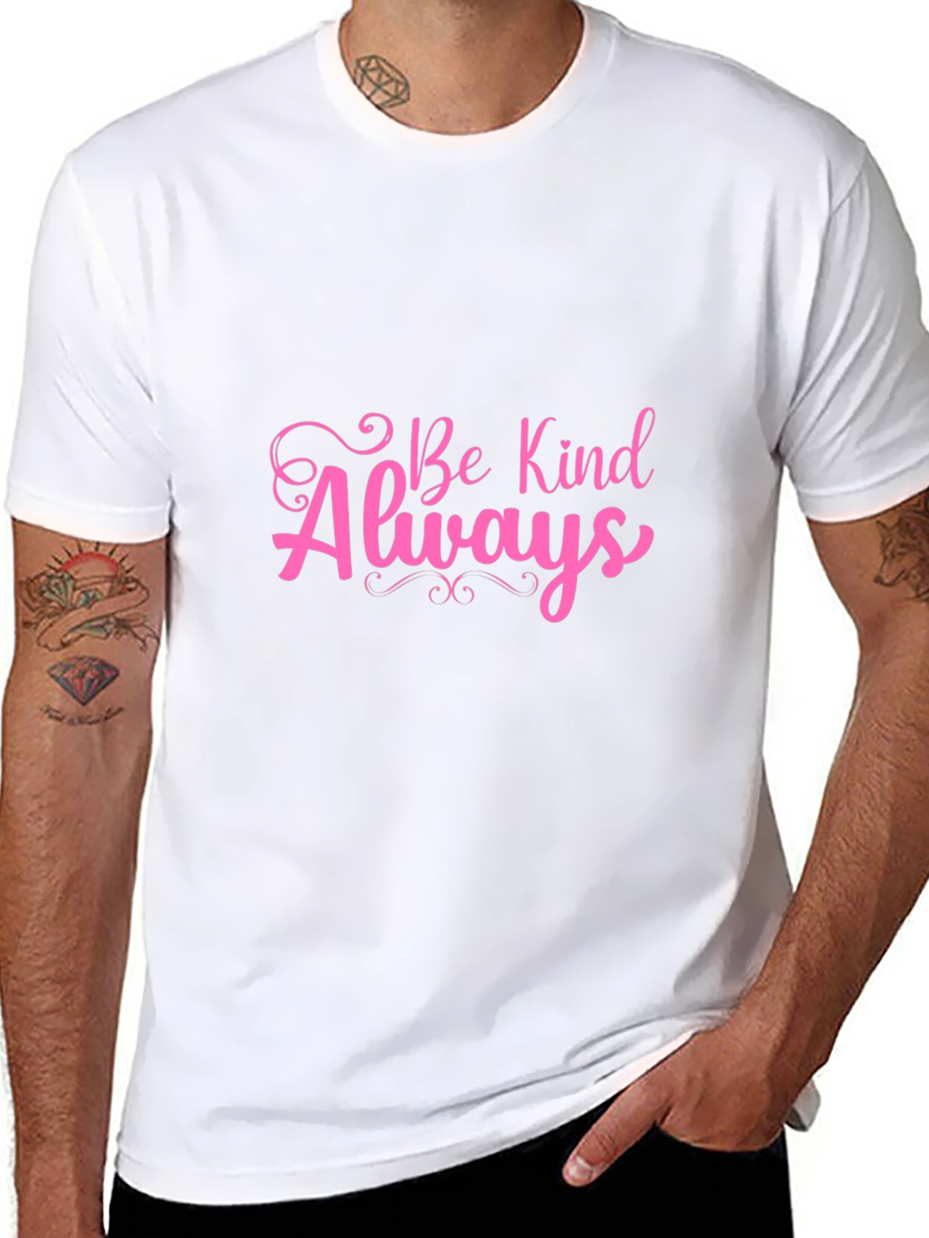 Be Kind Always Graphic Tee - Black Unisex T-Shirt