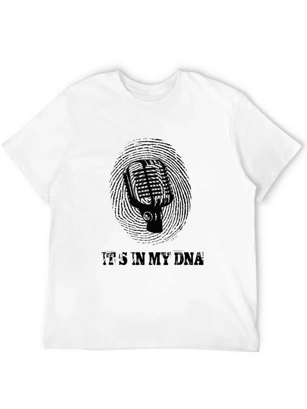 Microphone DNA Black T-Shirt
