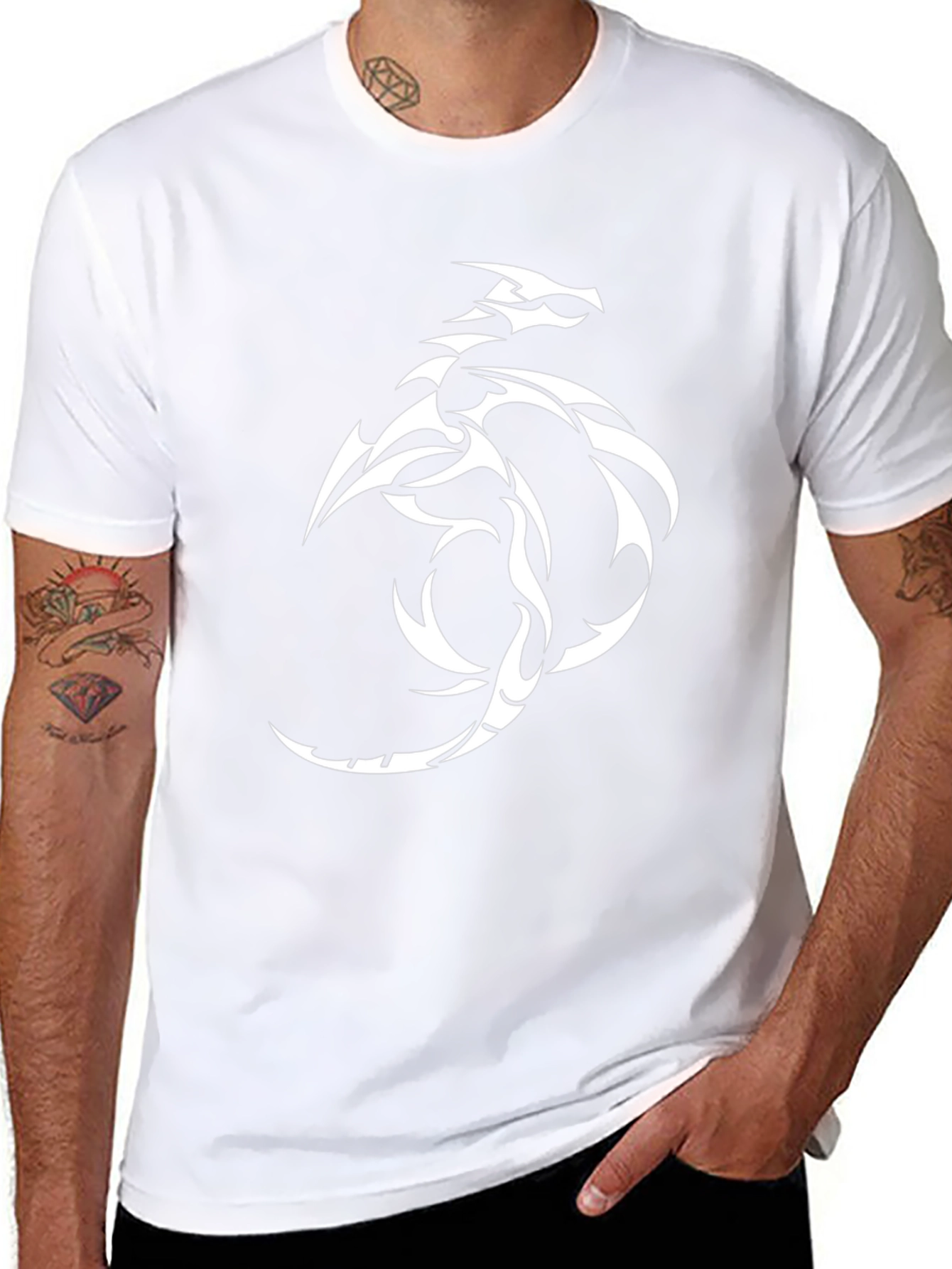Black Dragon Graphic Tee - Mens
