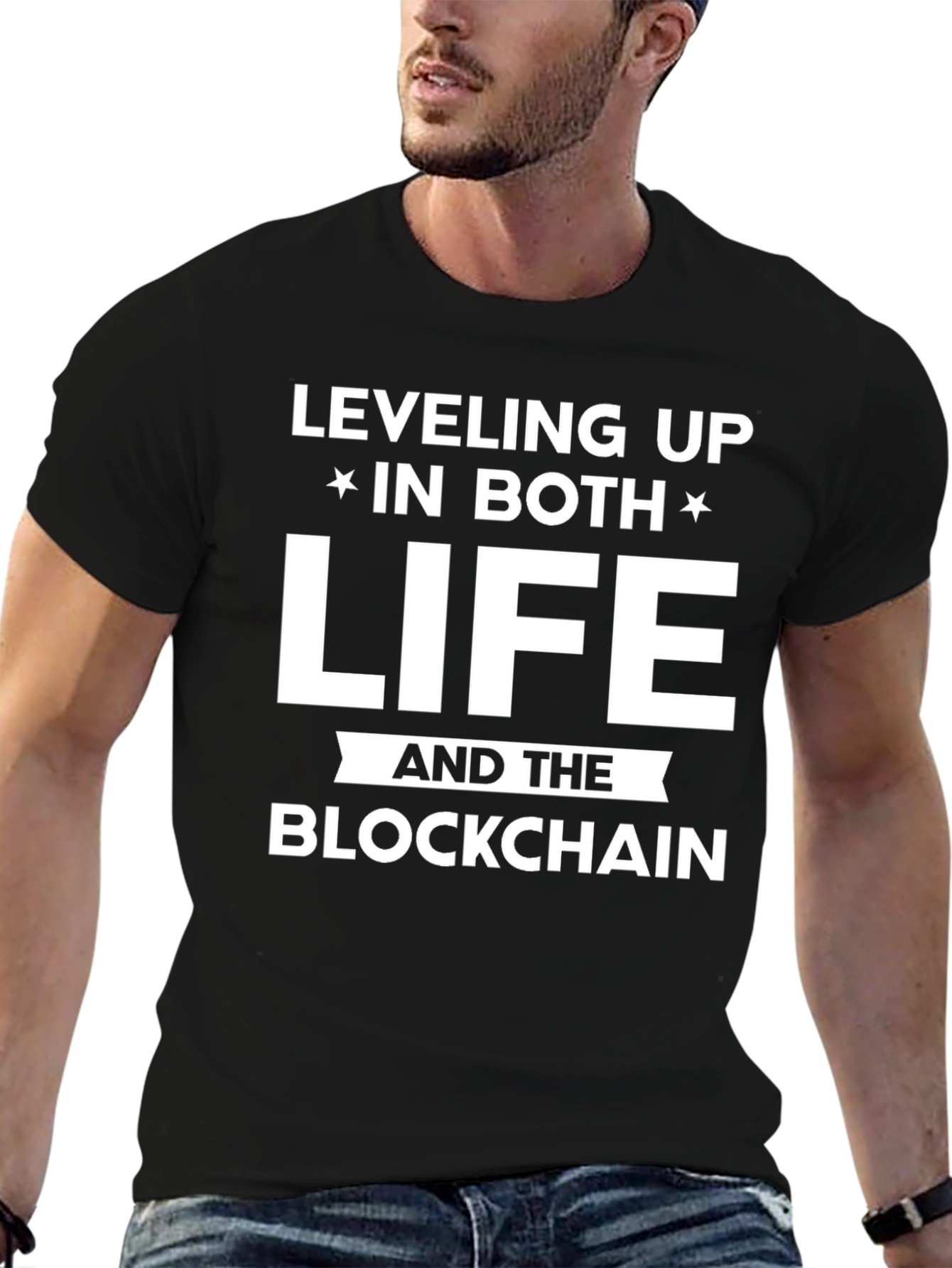Leveling Up in Life and the Blockchain T-Shirt