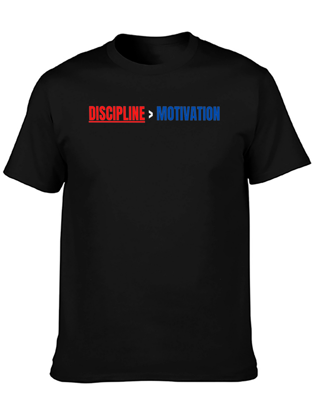 Discipline Over Motivation Graphic T-Shirt