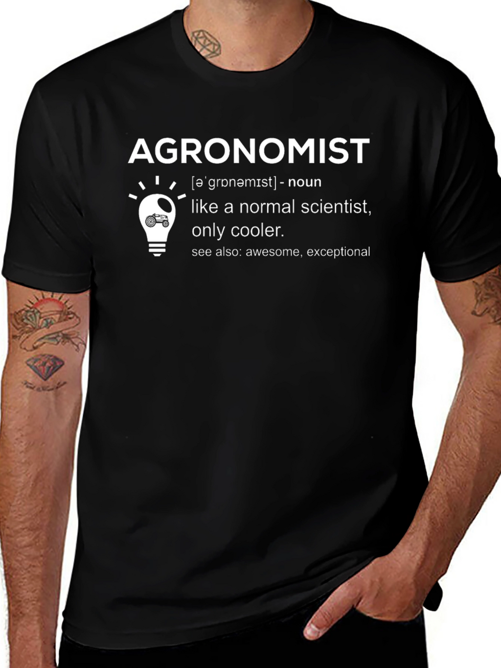 Agronomist Definition Graphic Tee - Cool Scientist T-Shirt