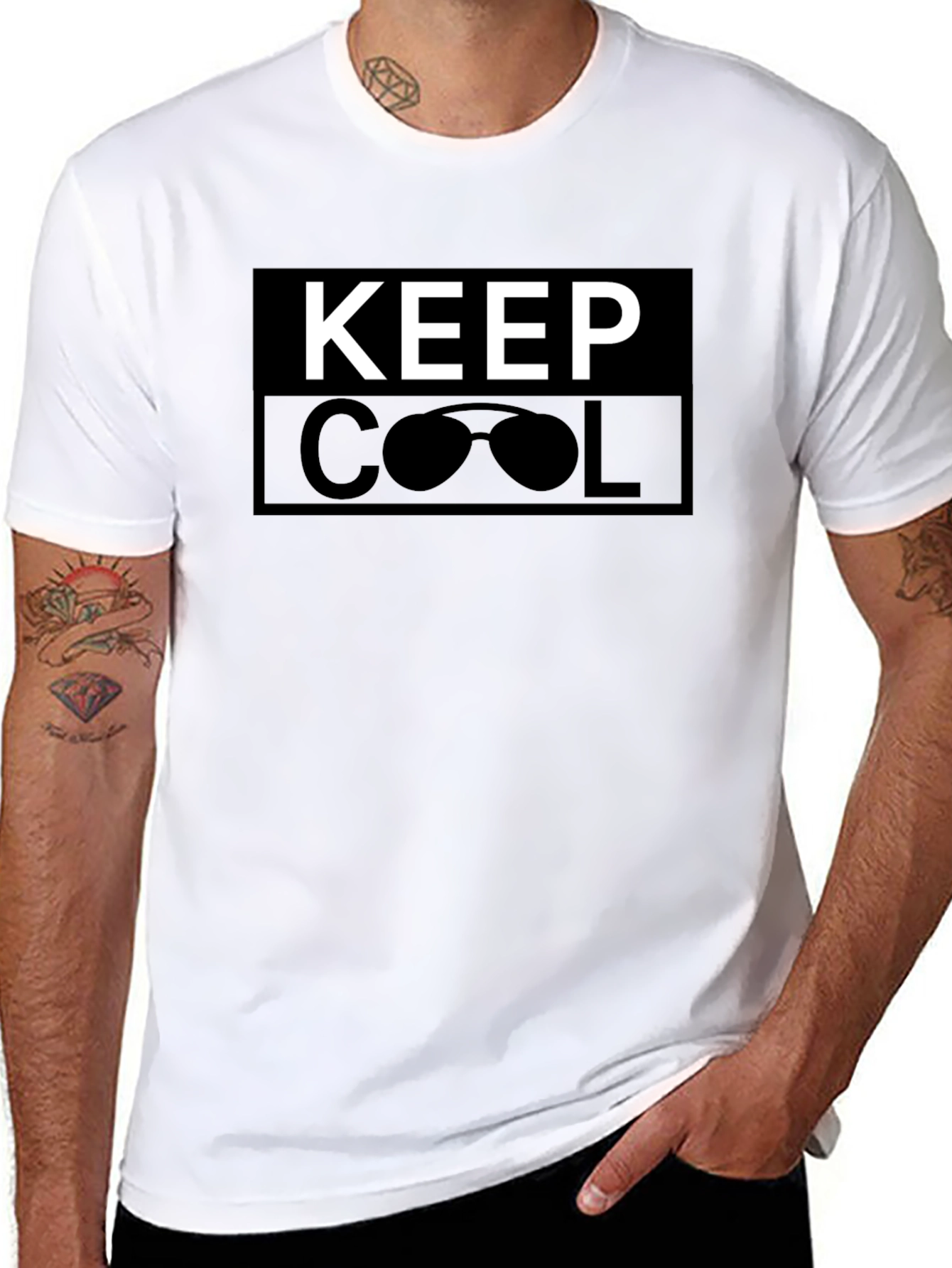 Keep Cool Graphic T-Shirt - Stylish Comfort