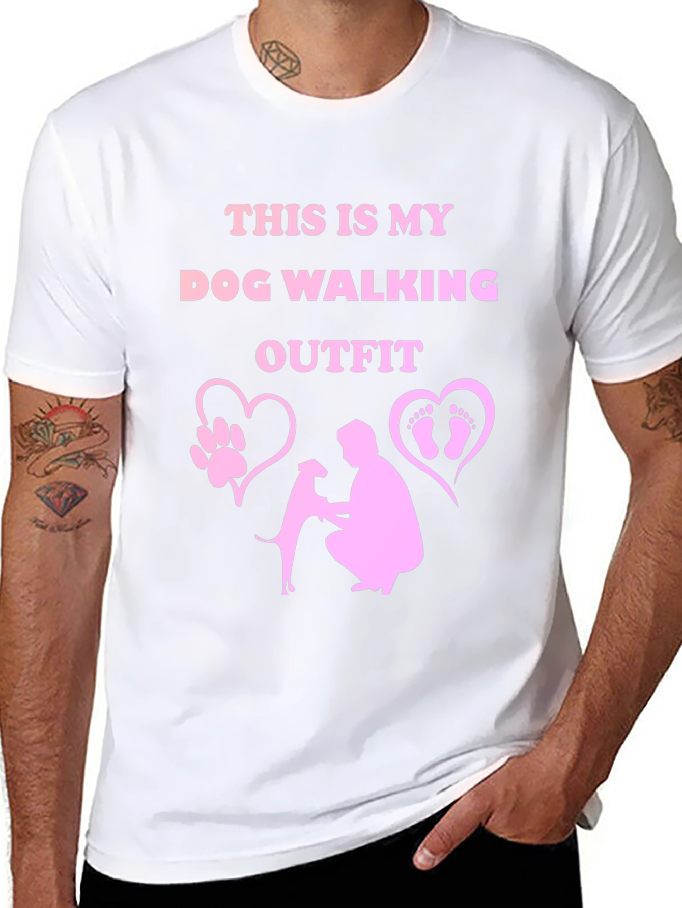 Dog Walking Outfit T-Shirt