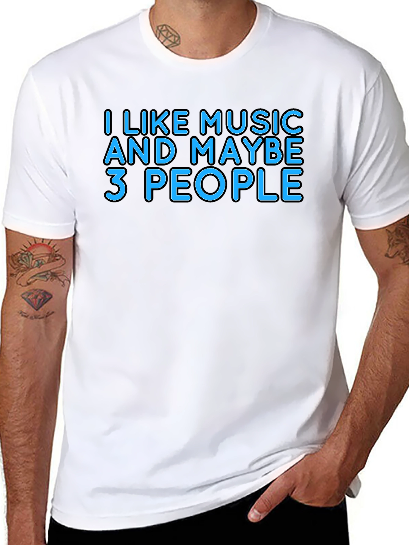Funny Music Lover Graphic T-Shirt