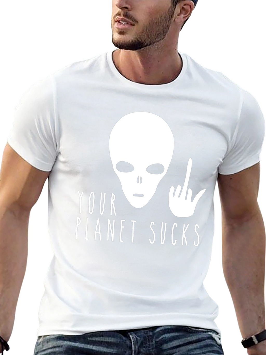 Your Planet Sucks Alien T-Shirt