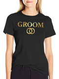 Groom Wedding Ring T-Shirt