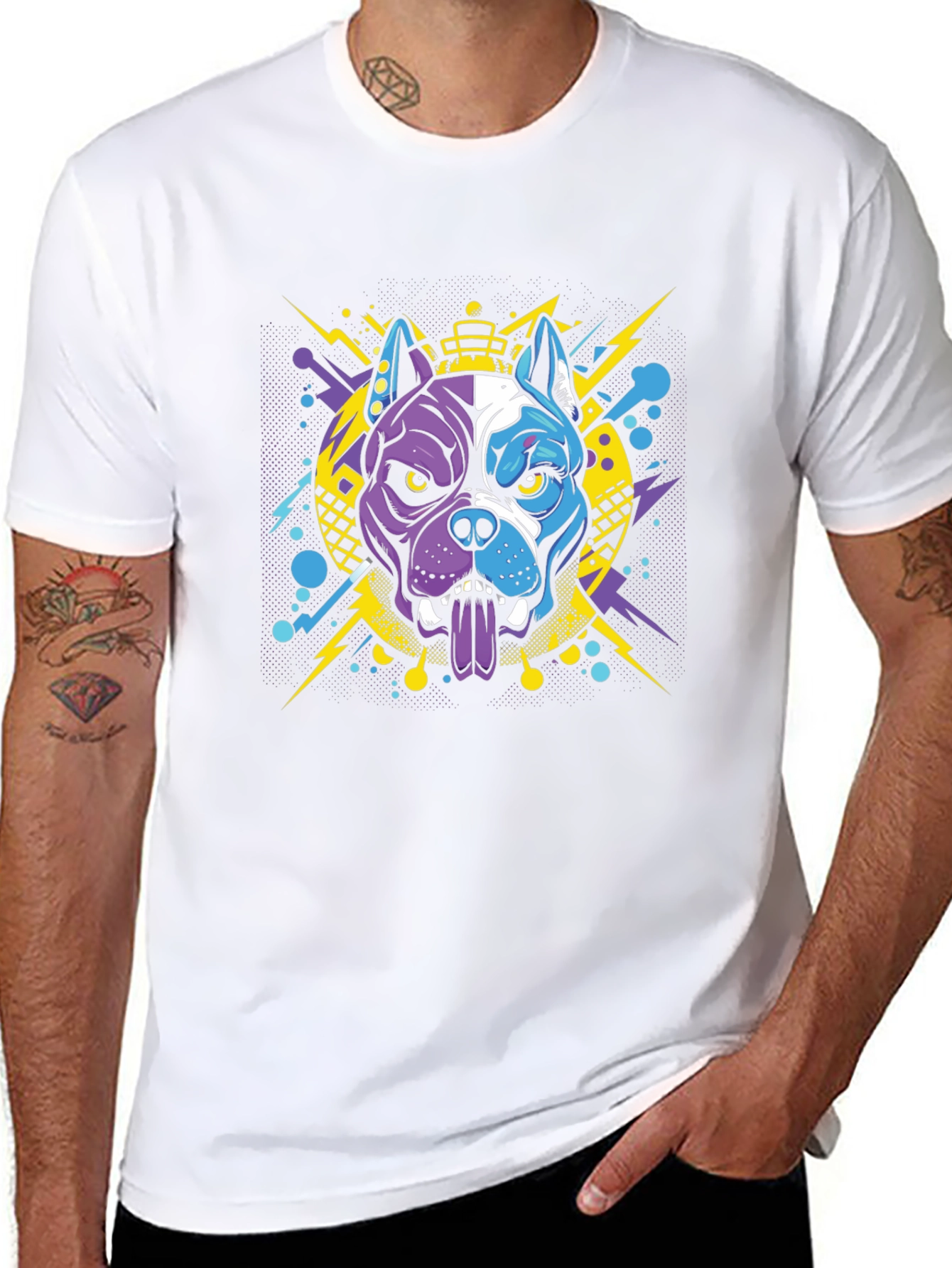 Graphic Pitbull Tee - Bold Streetwear Style