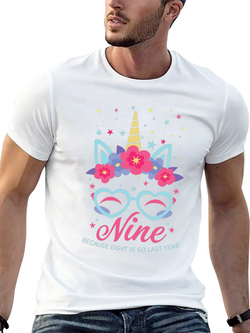Nine Birthday Unicorn T-Shirt