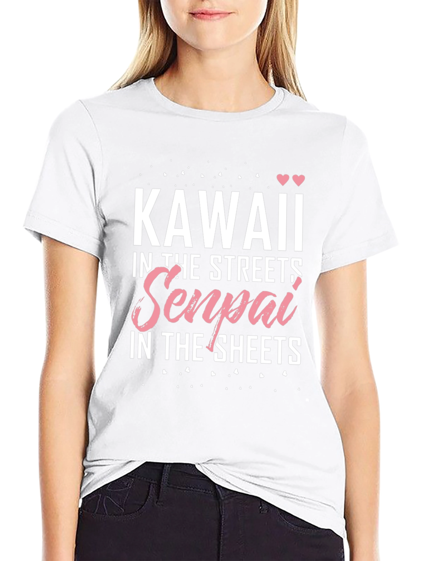 Kawaii Senpai Tee - Street Style Anime T-Shirt