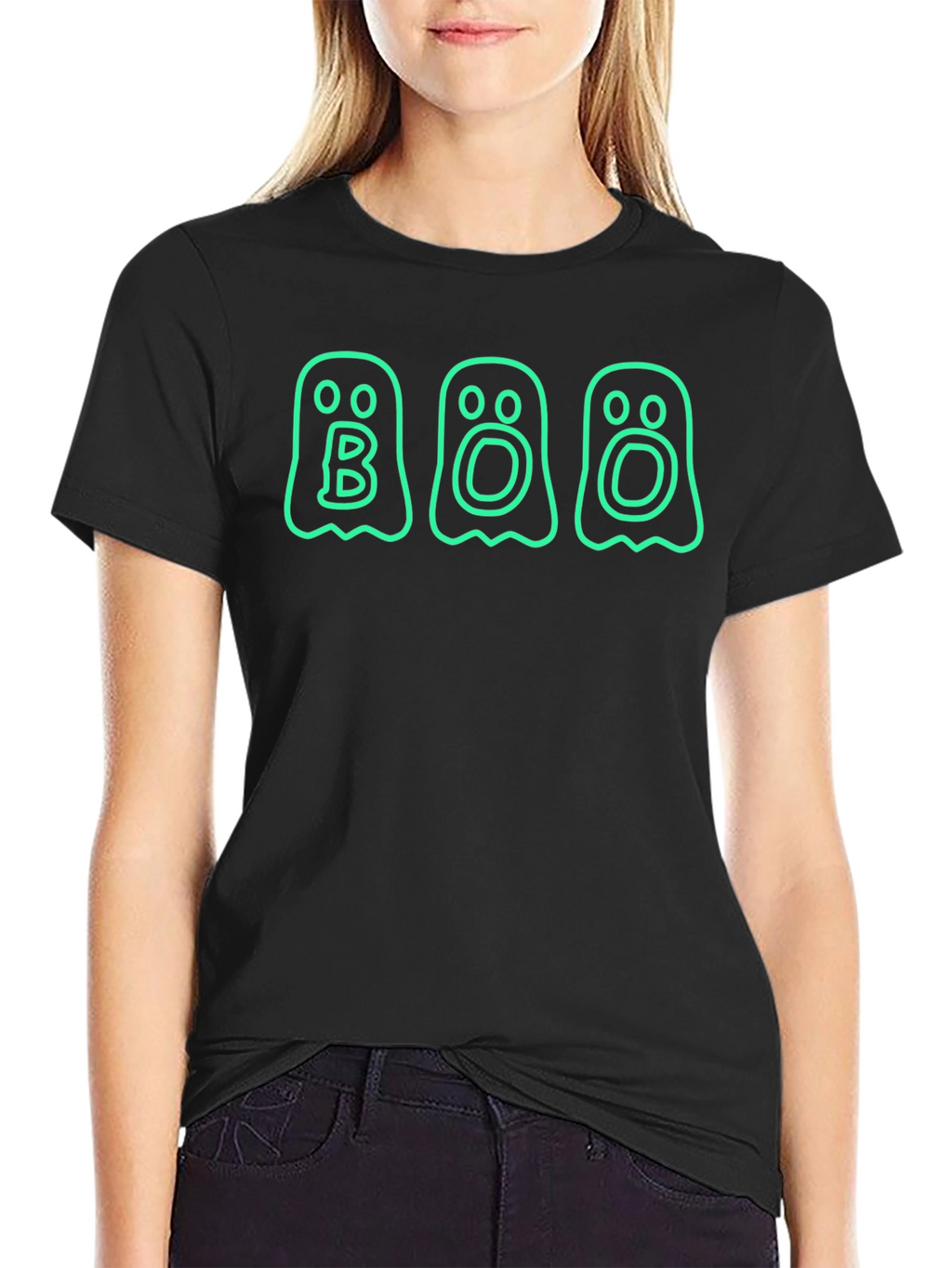 BOO Ghost T-Shirt - Halloween Apparel