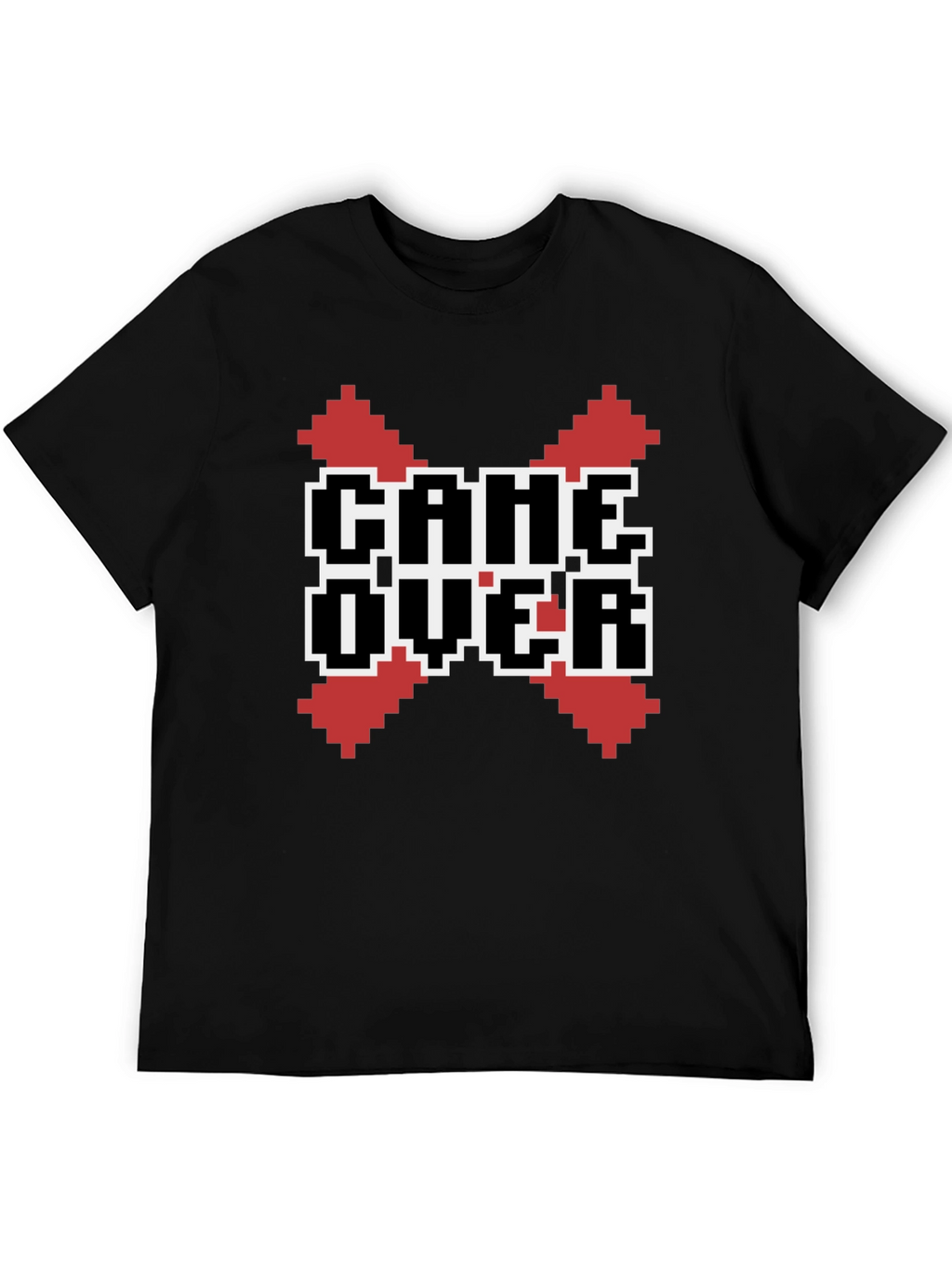 Game Over Pixel Art T-Shirt - Retro Gamer Style