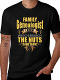 Family Genealogist Funny T-Shirt