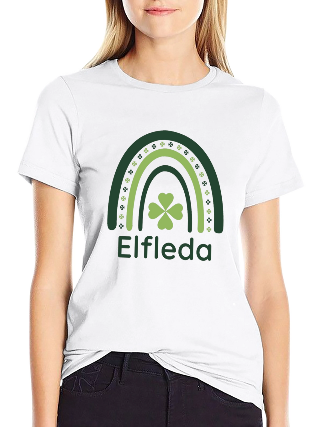 Elfreda St. Patricks Day Rainbow T-Shirt