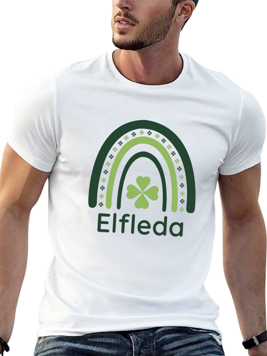 Elfreda St. Patricks Day Rainbow T-Shirt