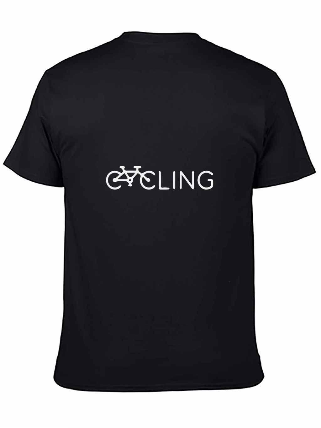 Cycling Graphic T-Shirt - Black