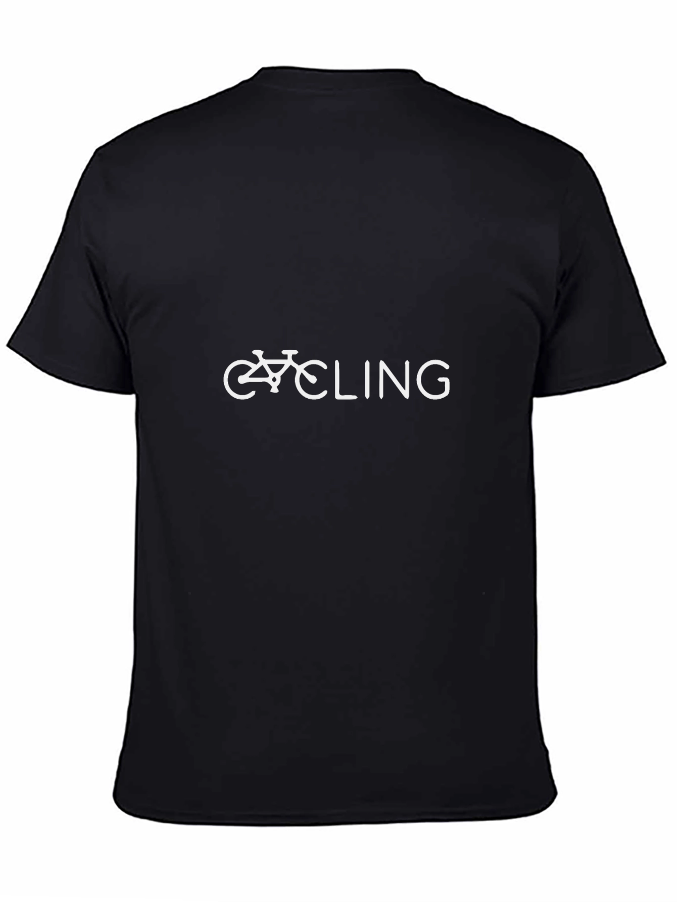 Cycling Graphic T-Shirt - Black