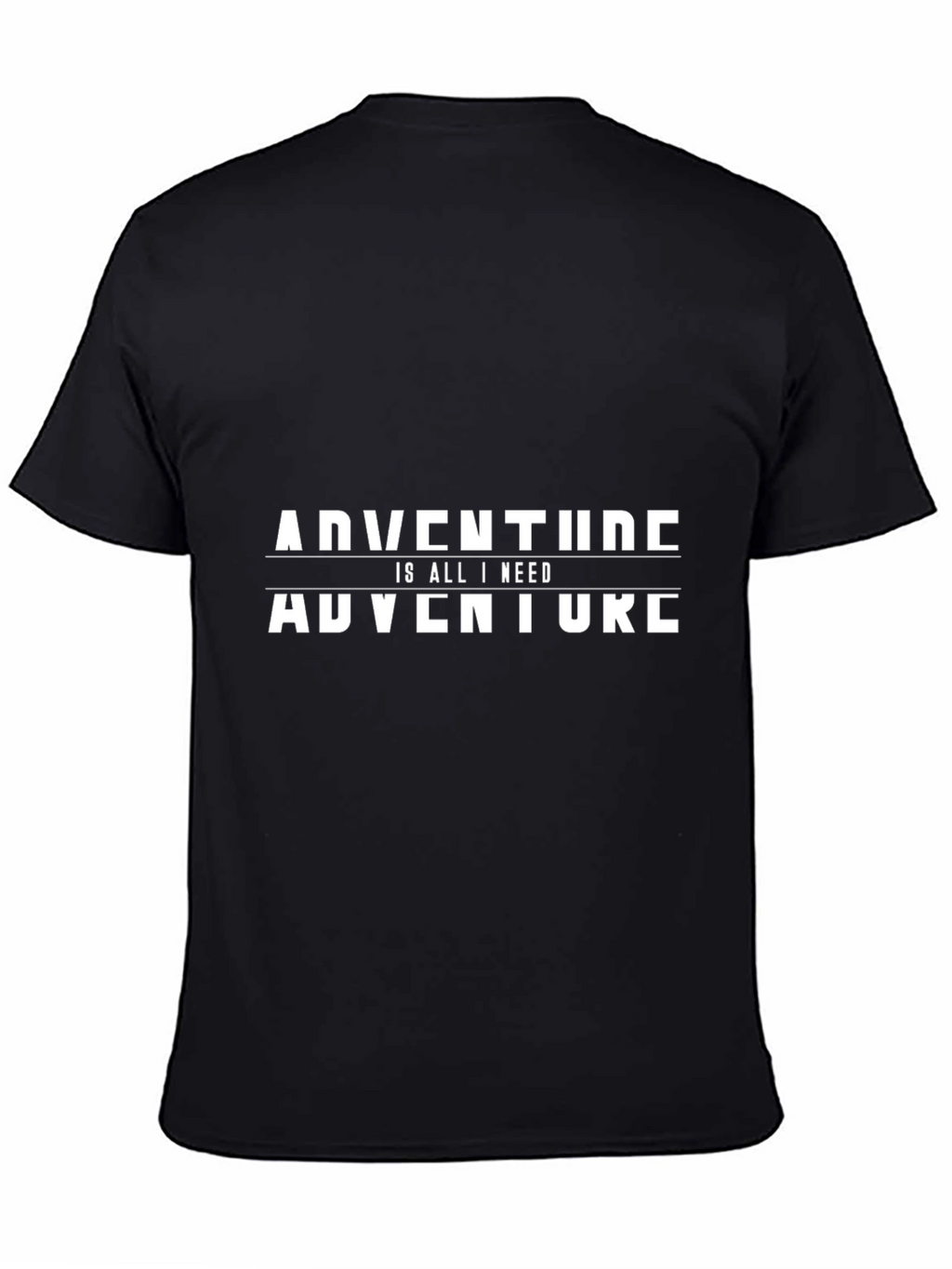Adventure is All I Need Graphic Tee - Black