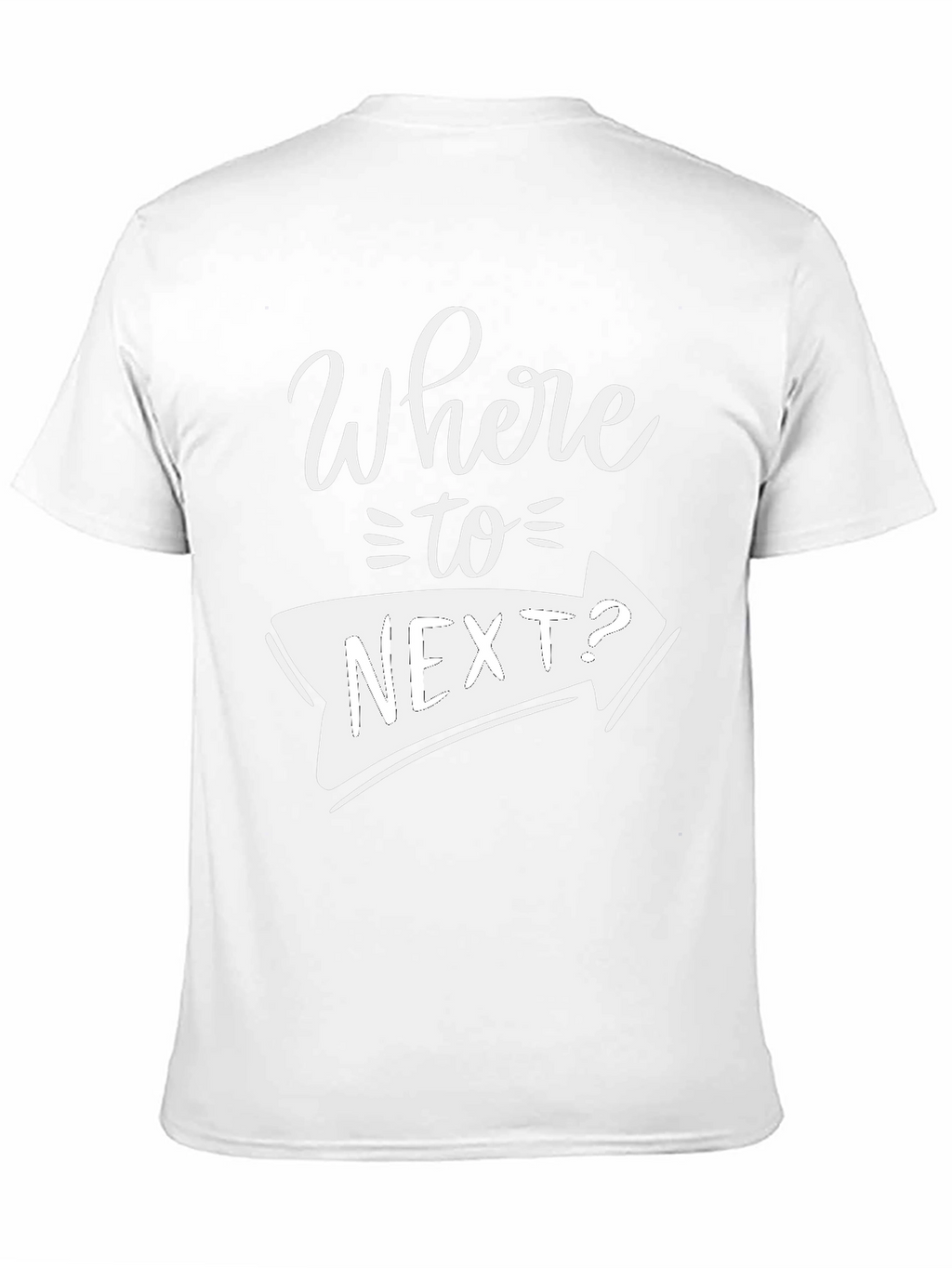 Where to Next? Graphic Tee - Black