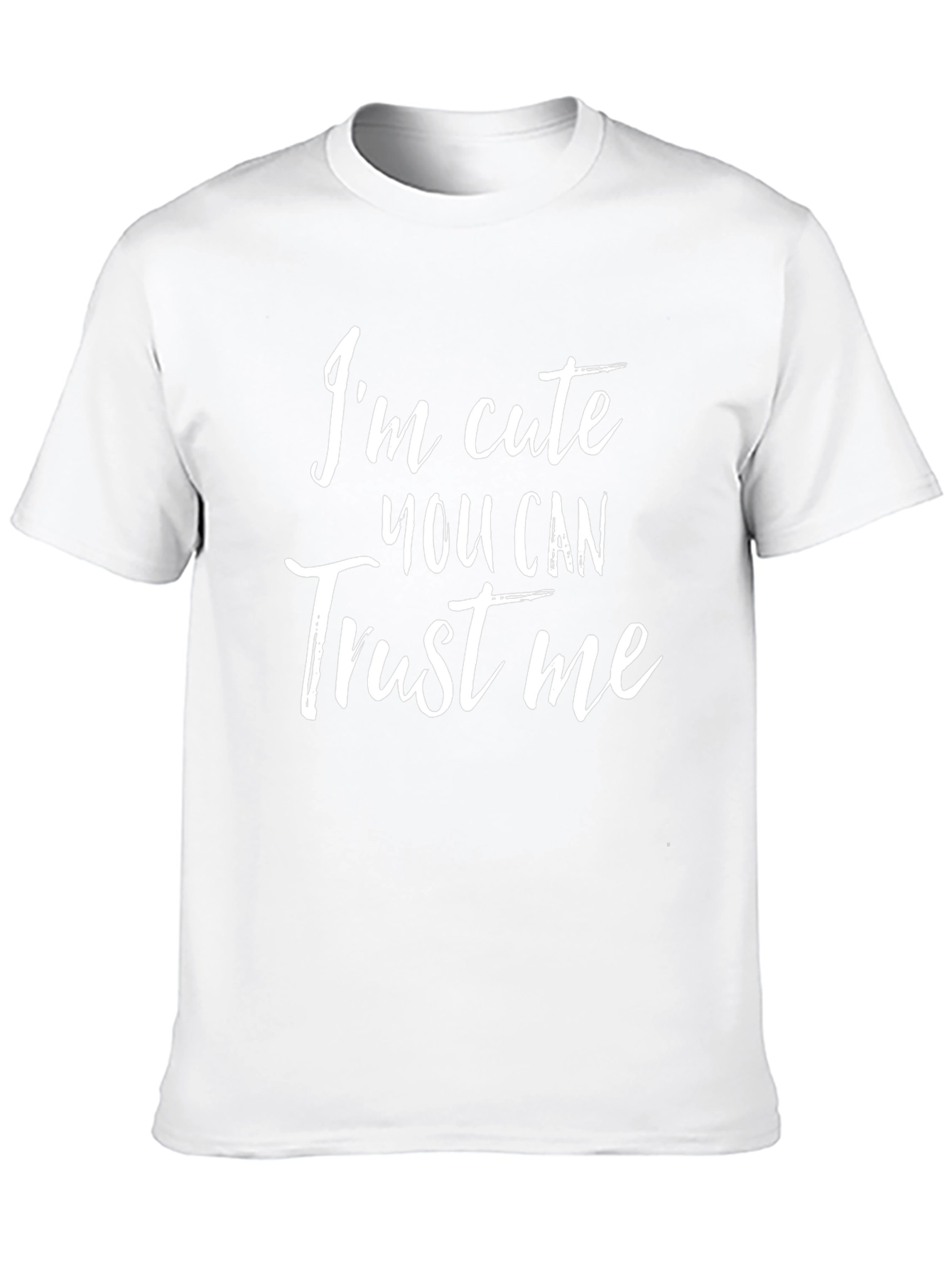 Cute Trust Me Black Graphic Tee