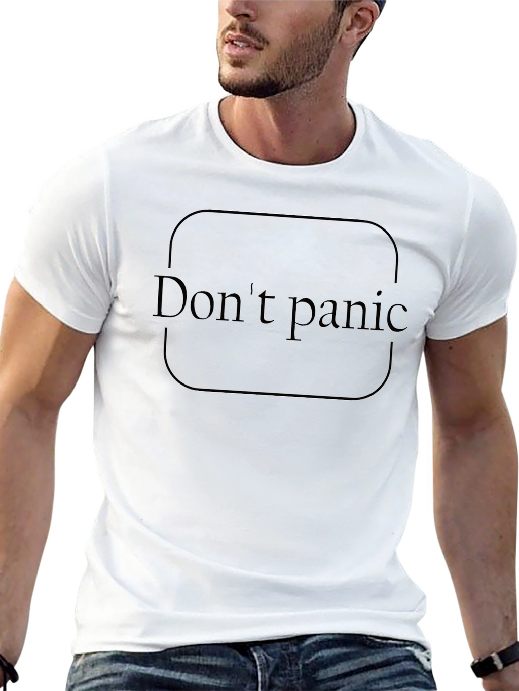 Dont Panic T-Shirt: Relaxed Fit