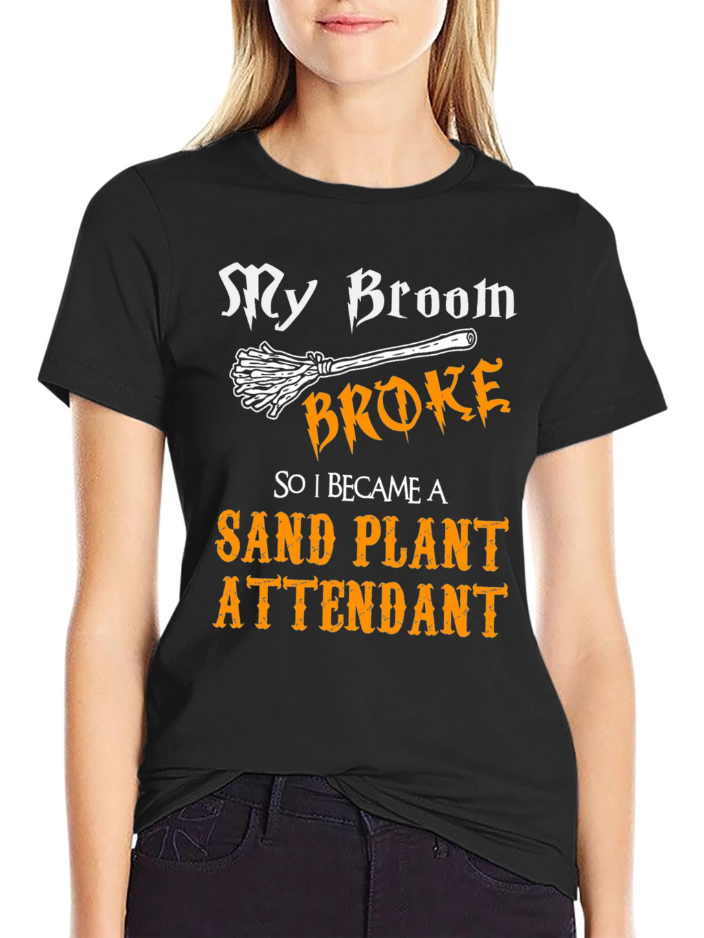 Funny Halloween Sand Plant Attendant T-Shirt